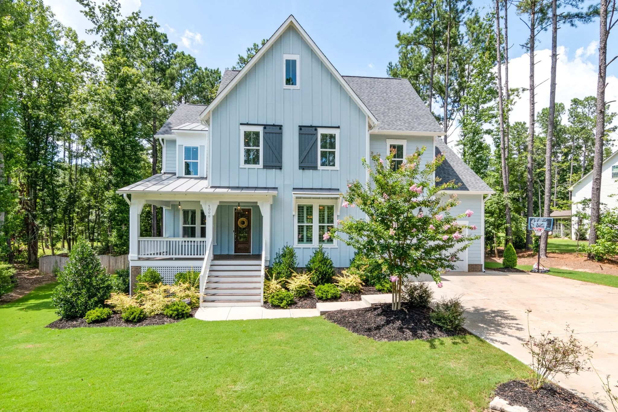 Exterior house painting modern farmhouse