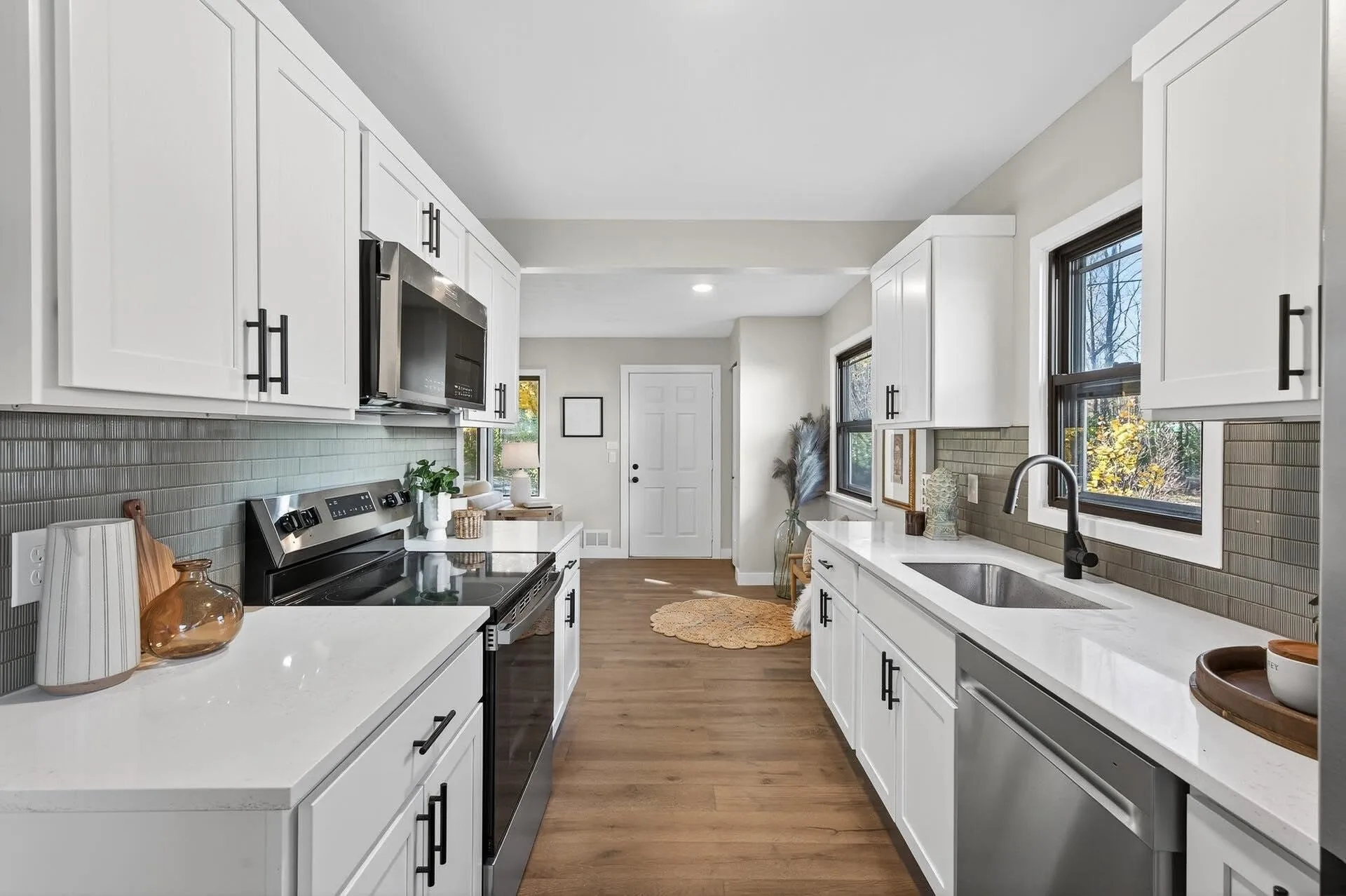 Granite countertop kitchen remodel in Wyoming, MN by Curb Appeal Remodeling